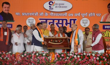 केन्द्रीय गृहमंत्री अमित शाह ने दुर्ग में भरी हुंकार, कहा 2023 में छत्तीसगढ़ और 2024 में केन्द्र में भाजपा सरकार बनना तय