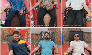 करबला के शहीदों की याद में किए रक्तदान 