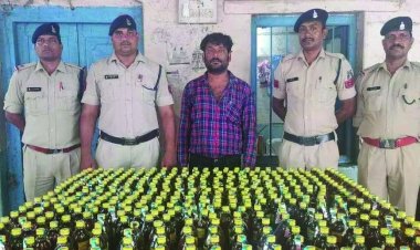 480 पौवा देशी शराब समेत आरोपी गिरफ्तर