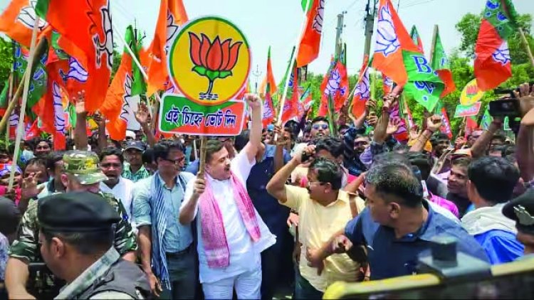 बंगाल पंचायत चुनाव: भाजपा को 8200 से अधिक सीटों पर मिली जीत, 2018 का रिकॉर्ड भी तोड़ा