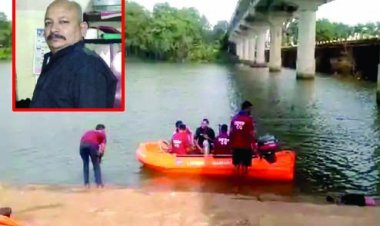 स्कूटी खड़ी कर ब्रिज से शिवनाथ नदी में कूदकर युवक ने दी जान, गाड़ी के नंबर से हुई पहचान