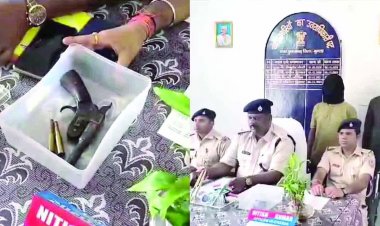 कुख्यात नक्सली छत्तीसगढ़ बॉर्डर से हथियार सहित गिरफ्तार