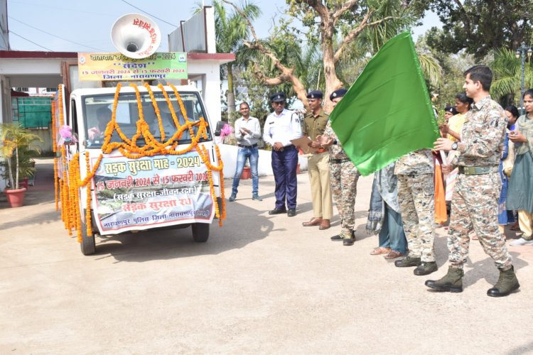 नारायणपुर पुलिस ने ट्रैफिक अवेयरनेस पर आधारित वीडियो सॉन्ग "चल मुसाफिर सम्हल के" किया लॉन्च