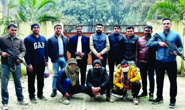 पंजाब पुलिस ने गैंगस्टर गोल्डी बराड़ के तीन गुर्गों को  किया गिरफ्तार