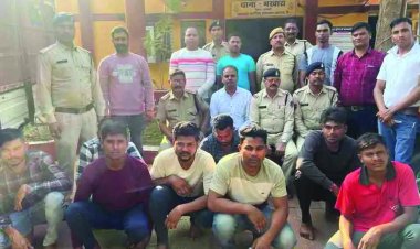 लाखों की चोरी करने वाले गिरोह का भंडाफोड़, 8 गिरफ्तार