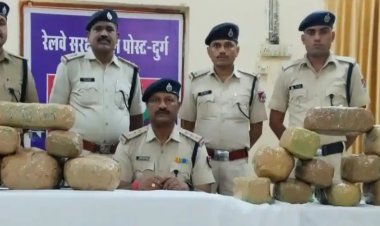 पुरी-अहमदाबाद एक्सप्रेस से 6 लाख का गांजा जब्त