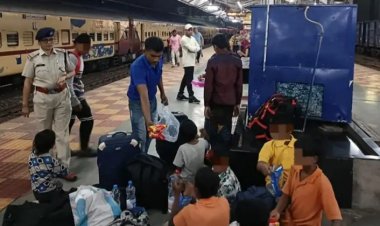 दुर्ग स्टेशन में 12 बच्चे लावारिस मिले