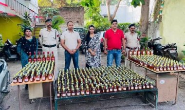 राम नवमी के दिन भी धड़ल्ले से बिका शराब, लाखों का शराब जब्त, 4 गिरफ्तार