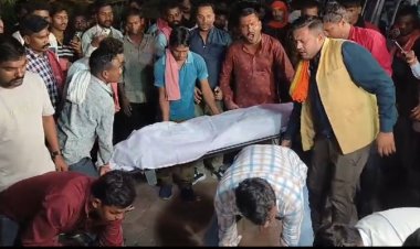 VIDEO: क्या हाफ बिरयानी में बिक गई है पुलिस ? अशोका बिरियानी सेंटर के बाहर शव रखकर प्रदर्शन