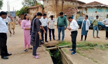 उल्टी-दस्त प्रभावित गांव बोड़ेगांव में स्थिति नियंत्रण पर