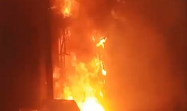 VIDEO इस ढाबे में लगी भीषण आग