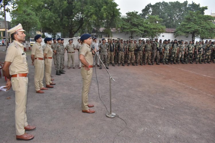 निर्वाचन प्रकिया के सफल संचालन के लिए 1829 सैनिक बल तैनात