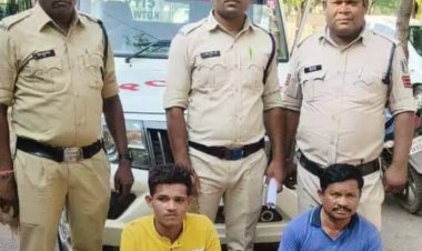 बीयर की बॉटल और चाकू से प्राणघातक हमला करने वाले बाप-बेटा गिरफ्तार