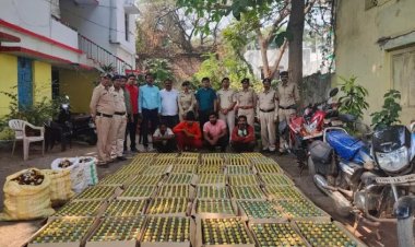 15 लाख का शराब, 11 लाख का वाहन जब्त