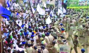 कलेक्टर और एसपी दफ्तर में आग से लाखों का नुकसान, दो दर्जन से ज्यादा पुलिसकर्मी घायल, CM ने दिए गिरफ्तारी के निर्देश, धारा 144 लागू