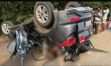 सुबह-सुबह दो कारों में भिड़ंत से दो मेडिकल स्टूडेंट की मौत, दो लोग घायल