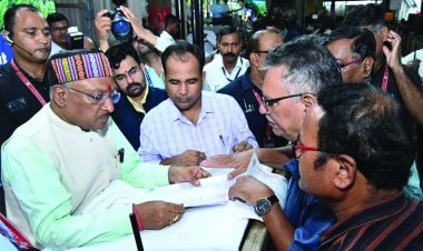 जनदर्शन कार्यक्रम में मुख्यमंत्री विष्णुदेव साय ने सुनी लोगों की समस्याएं