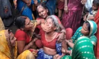 रात में सो रहे एक ही परिवार के चार लोगों का धारदार हथियार से गर्दन काट दिया, एसिड भी डाला, पति-पत्नी और बेटी की मौत