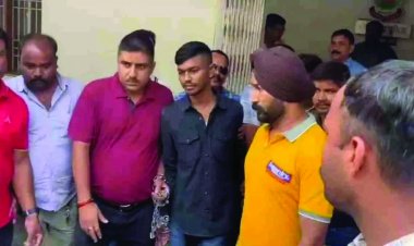 कड़ी सुरक्षा के बीच गैंगस्टर अमन साव को कोर्ट लेकर पहुंची पुलिस