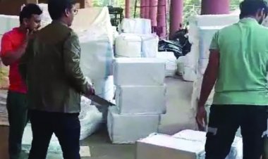 स्टेट जीएसटी विभाग ने बड़ी कार्रवाई, दो ट्रक सामान जब्त
