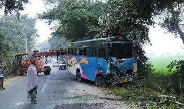 सुबह-सुबह मिनी बस और बरातियों से भरी बोलेरो में भिड़ंत, चार महिलाओं समेत 5 की मौत