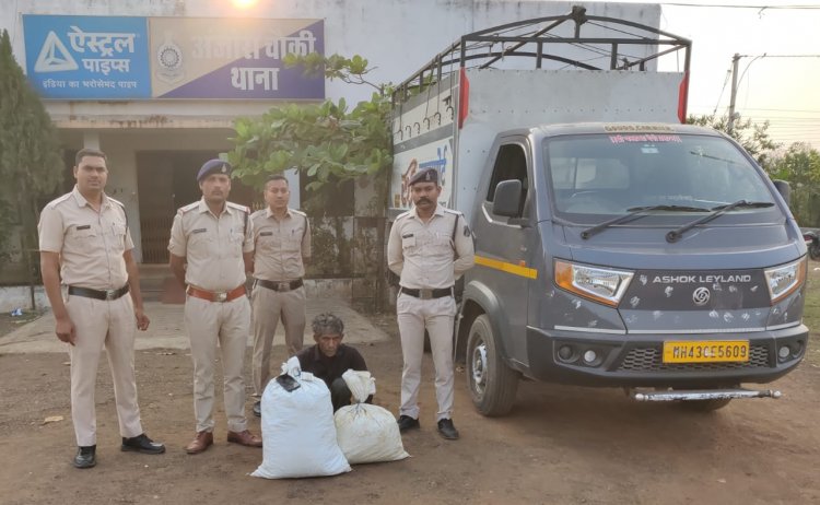 दुर्ग पुलिस को मिली बड़ी सफलता, चेकिंग में पकड़ाया लाखों रुपए का गांजा