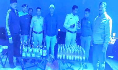 इस फार्म हाउस में आबकारी विभाग ने मारा छापा, अवैध शराब के साथ 4 पकड़े गए
