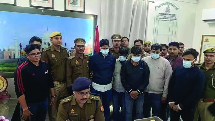 साइबर ठग के विदेशी गैंग के सरगना सहित पुलिस ने पांच लोगों को किया गिरफ्तार, 6 माह में 100 करोड़ से भी ज्यादा की ठगी