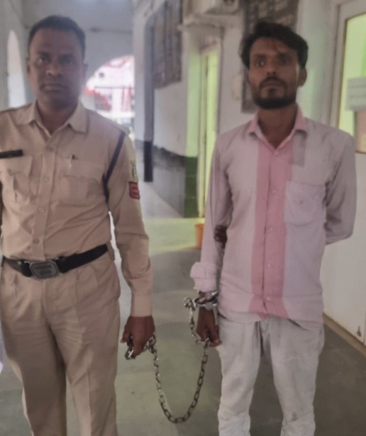 महिला टीचर को जान से मारने की धमकी और दुर्व्यवहार करने वाले आरोपी को पुलिस ने भेजा जेल