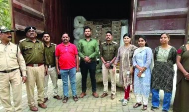 आबकारी विभाग की बड़ी कार्रवाई, 54 लाख रुपए की शराब जब्त