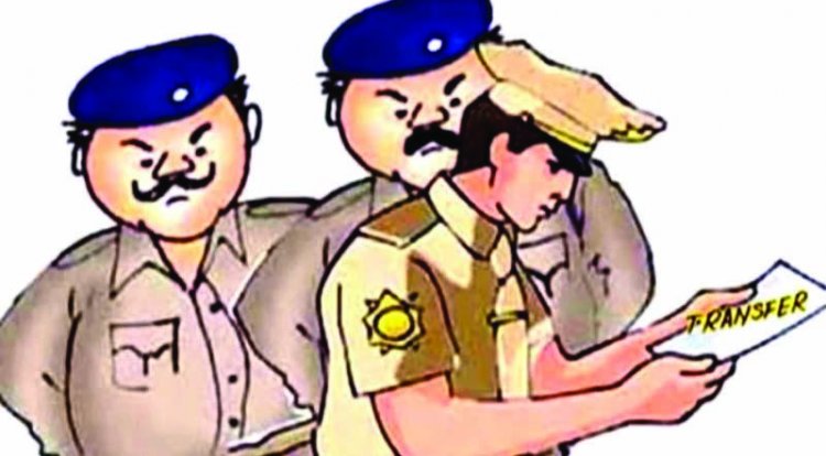 कानून व्यवस्था को प्रभावी बनाने 107 पुलिस कर्मियों का तबादला