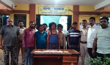 47800 रुपए के साथ 10 जुआरी गिरफ्तार