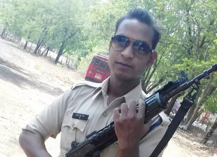 सड़क हादसे में आरक्षक की मौत, परिवार और पुलिस प्रशासन में शोक की लहर