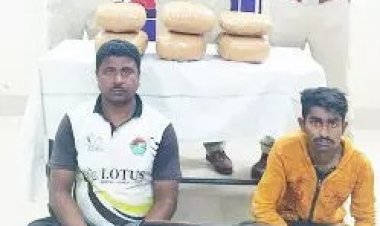 ट्रेन में पकड़ाया लाखों रुपए का गांजा