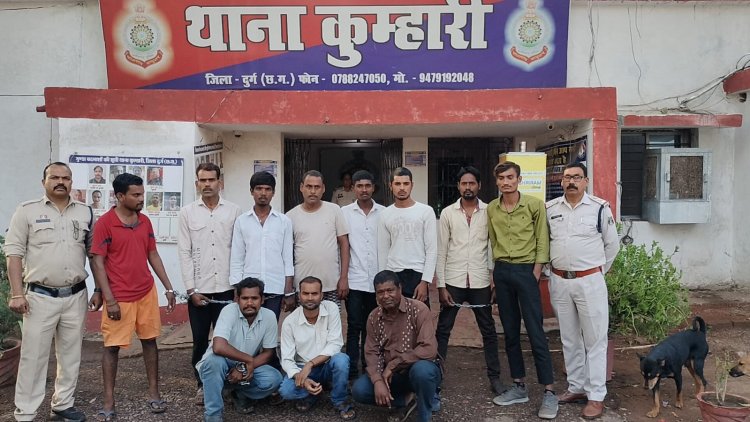 कार चालक से मारपीट कर उसे अपहरण करने वाले 11 आरोपी गिरफ्तार