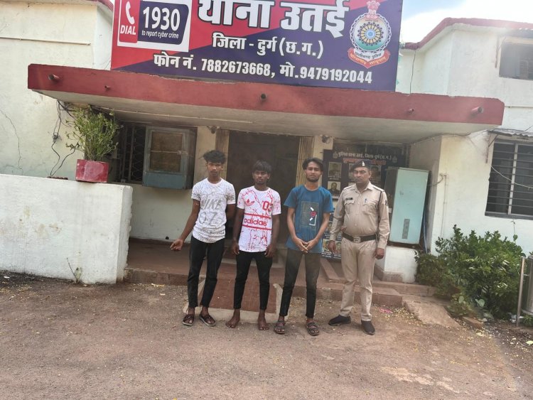 घर अंदर घुंसकर धारदार चाकू और डंडे से जानलेवा हमला, तीन गिरफ्तार