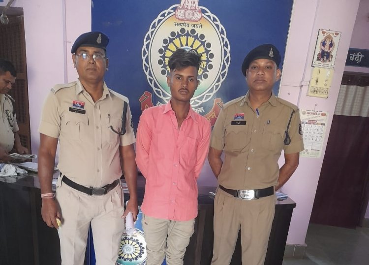 पूर्व विवाद पर टंगिया मारकर हत्या का प्रयास, अंडा थाना पुलिस ने आरोपी को पकड़ा