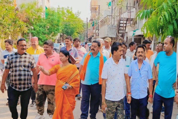 महापौर श्रीमती अलका बाघमार ने संभाला मोर्चा, नालियों की सफाई व शहर से अतिक्रमण हटवाने निगम एक्टिव