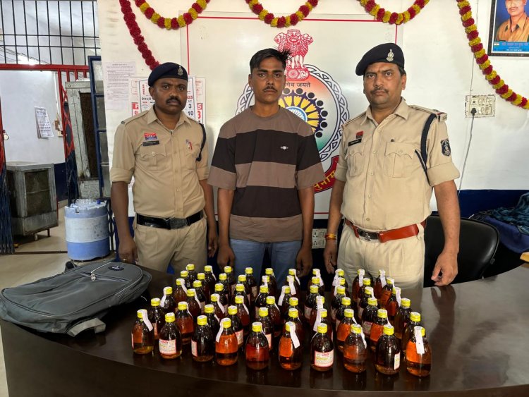 दुर्ग में बड़ी मात्रा में अवैध शराब जब्त