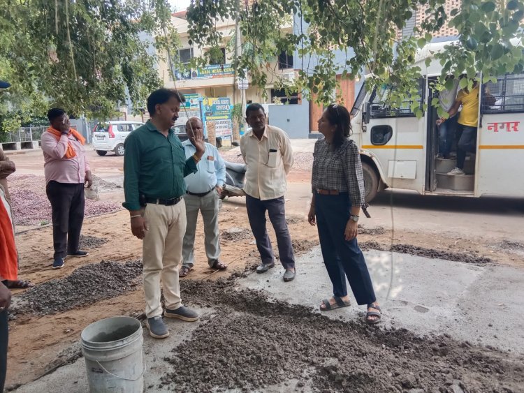 उत्तर गंगोत्री, सुपेला थाने के पीछे एवं नेहरू नगर में हो रहे अवैध कब्जों को हटाया गया