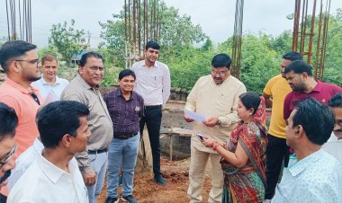 विधायक गजेन्द्र यादव ने किया विकास कार्यों का निरीक्षण