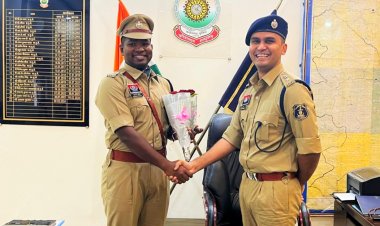 रॉबिंसन गुड़िया बने नारायणपुर के 23वें पुलिस अधीक्षक, SP  प्रभात कुमार रायपुर ट्रांसफर