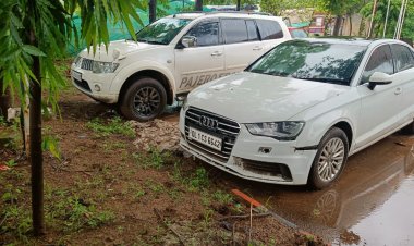 भिलाई में दिल्ली पासिंग दो लक्जरी लावारिस कारें जब्त, फरार आरोपी दीपक नेपाली से है ताल्लुक!