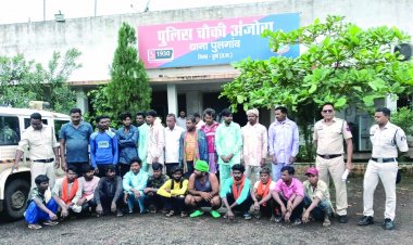  ग्राम थनौद के बाढ़ में फंसे थे 32 मजदूर, एसडीआरएफ दुर्ग की टीम ने किया रेस्क्यू