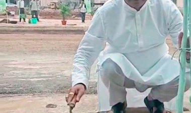 विधायक रिकेश सेन ने विधानसभा में किया पौधारोपण | एक पेड़ मां के नाम 2.0 अभियान को बताया जीवनदान