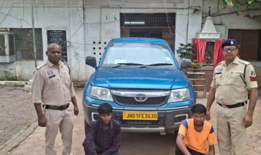 वाहन चोरी का खुलासा, भिलाई में सनटेक कंपनी का वर्कर सहित दो गिरफ्तार