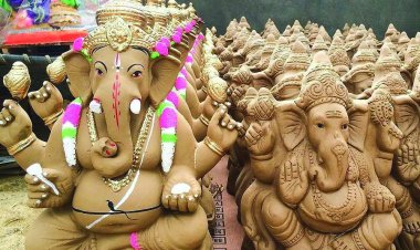 पीओपी मूर्तियों पर पूरी तरह प्रतिबंध,सिर्फ मिट्टी के गणेश ही होंगे विराजमान