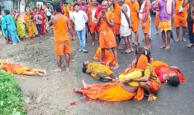 सुबह-सुबह मची चीख-पुकार: ट्रक से टकराई बस, 5 कांवड़ियों की मौत, 23 गंभीर