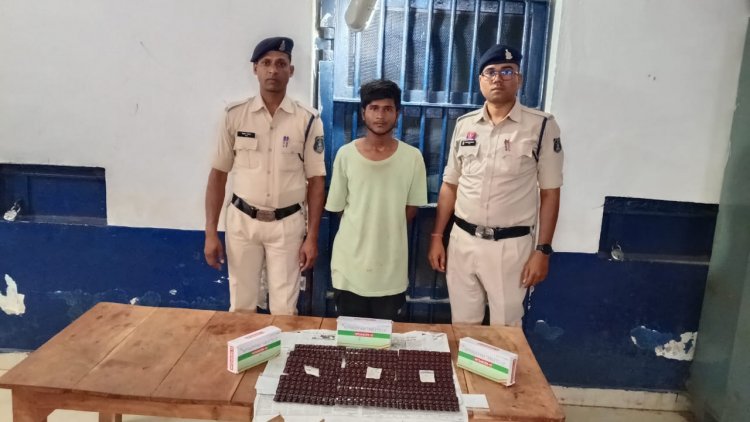 ब्राउन शुगर और नशीली टेबलेट बेचने वाला युवक पकड़ा गया