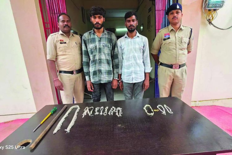 धमतरी में लाखों की चोरी का खुलासा: यूपी से आए दो चोर गिरफ्तार, जबलपुर में भी वारदात कबूली